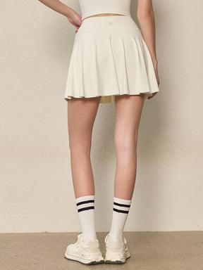 ツイストハイウエスト インナー付き テニススカート