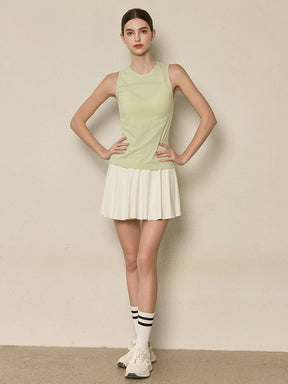 ツイストハイウエスト インナー付き テニススカート