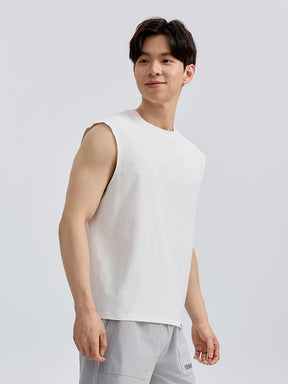 メンズ 吸汗速乾 マッスルフィット ノースリーブ