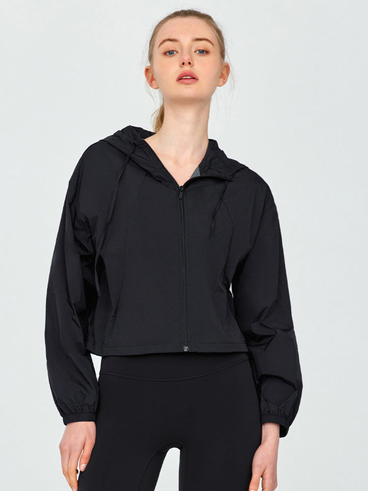 軽くて薄い UVカットパーカー  UPF50+紫外線対策