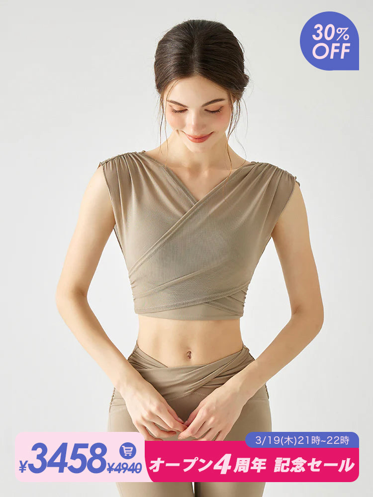 フェイクレイヤード ブラトップ シアー