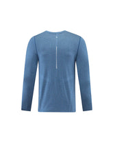 反射材付き メンズスポーツウェア 長袖Tシャツ秋冬