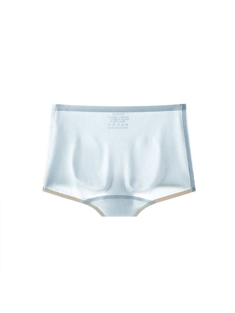 接触冷感 シームレス ミドルライズ ボクサーショーツ
