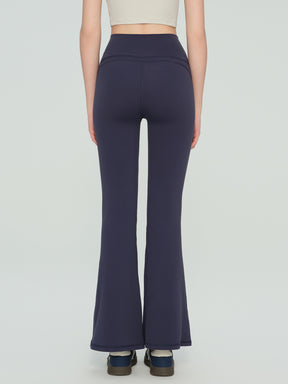 秋冬 裏起毛 美尻 フレアレギンス　