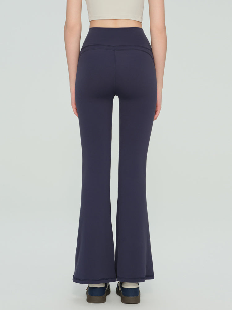 秋冬 裏起毛 美尻 フレアレギンス　