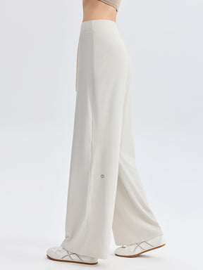 ハイウェスト ストレート ワイドパンツ ヨガパンツ