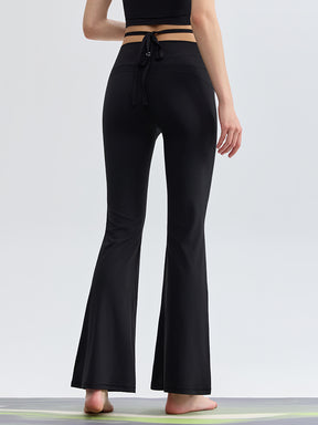 接触冷感 シャーリング フレアレギンス ピラティスウェア