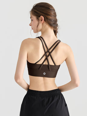 スポーツブラ バックダブルクロス 背中見せ