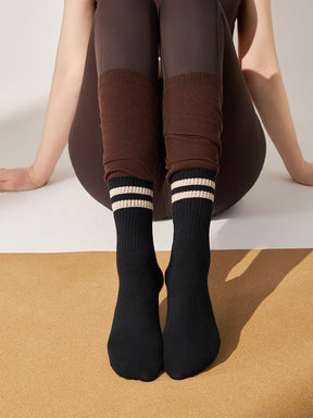 滑り止める付き ピラティス靴下 ハイソックス