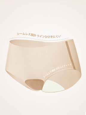 通気 抗菌 ミドルウエスト シームレスヨガショーツ
