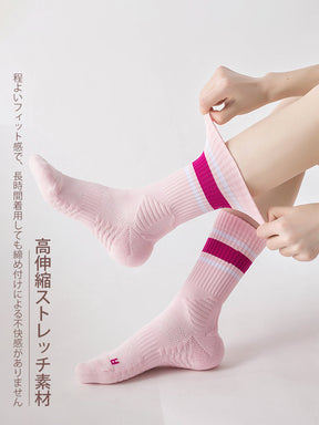 10A抗菌加工 吸汗 クルーソックス テニス用 ランニング 登山