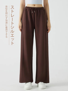 ソフトタッチ スウェットワイドパンツ