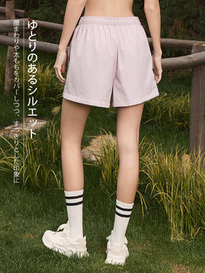 薄手 UVカット ゆったり ショートパンツ ポケット付き