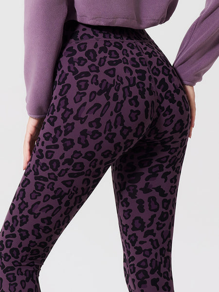 Jazzercise ネイビー ヒョウ柄 ハイウエストレギンス 4_87223509-c3b5-4776-8afc-
