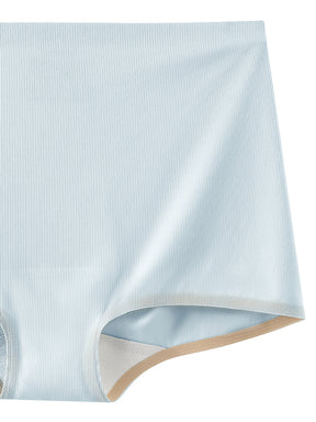 接触冷感 シームレス ミドルライズ ボクサーショーツ