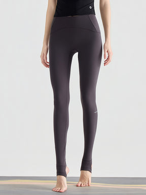 N66LYCRA®素材 Yゾーンフリー ローライズ 美脚 美尻トレンカレギンス