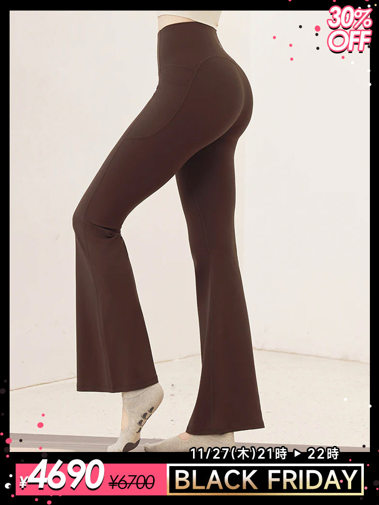 LYCRA® シームレス レギンス ポケット付き