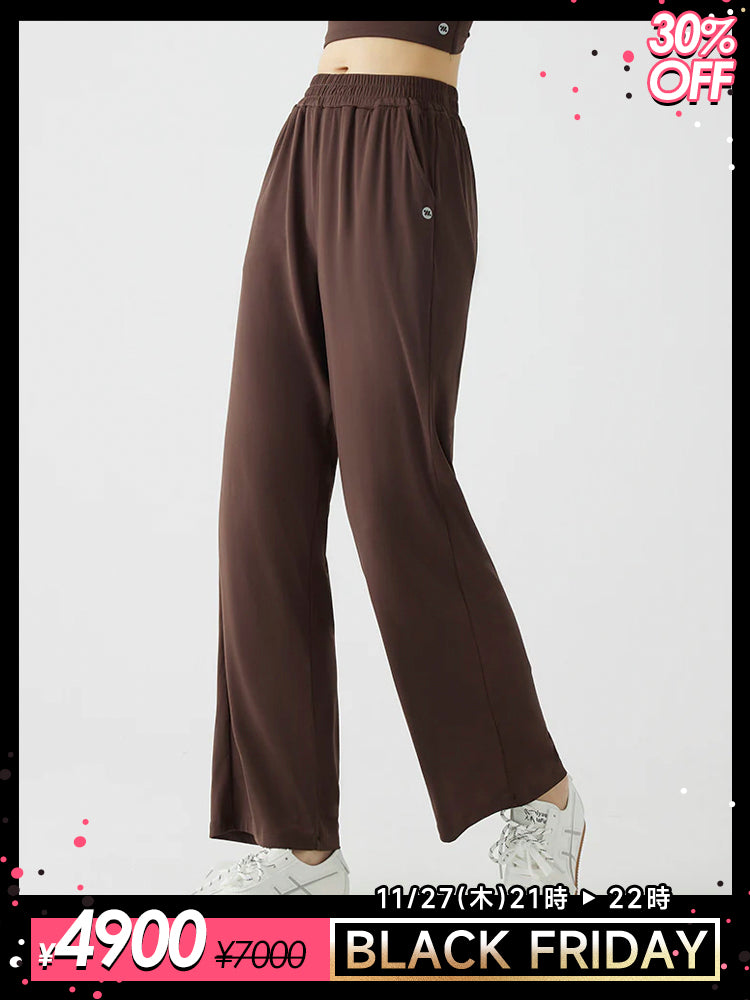 ベーシック ワイドパンツ ヒップアップ