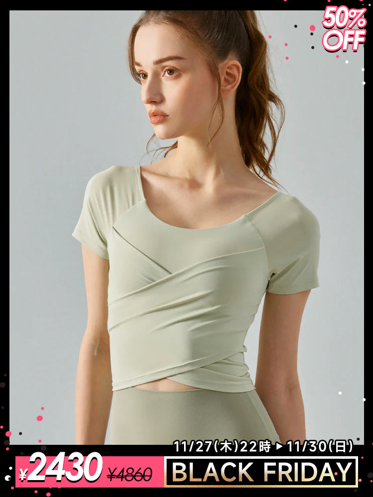 フロント交差 半袖