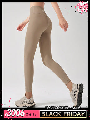 ハイウェスト  LYCRA素材 ヒップアップ レギンス