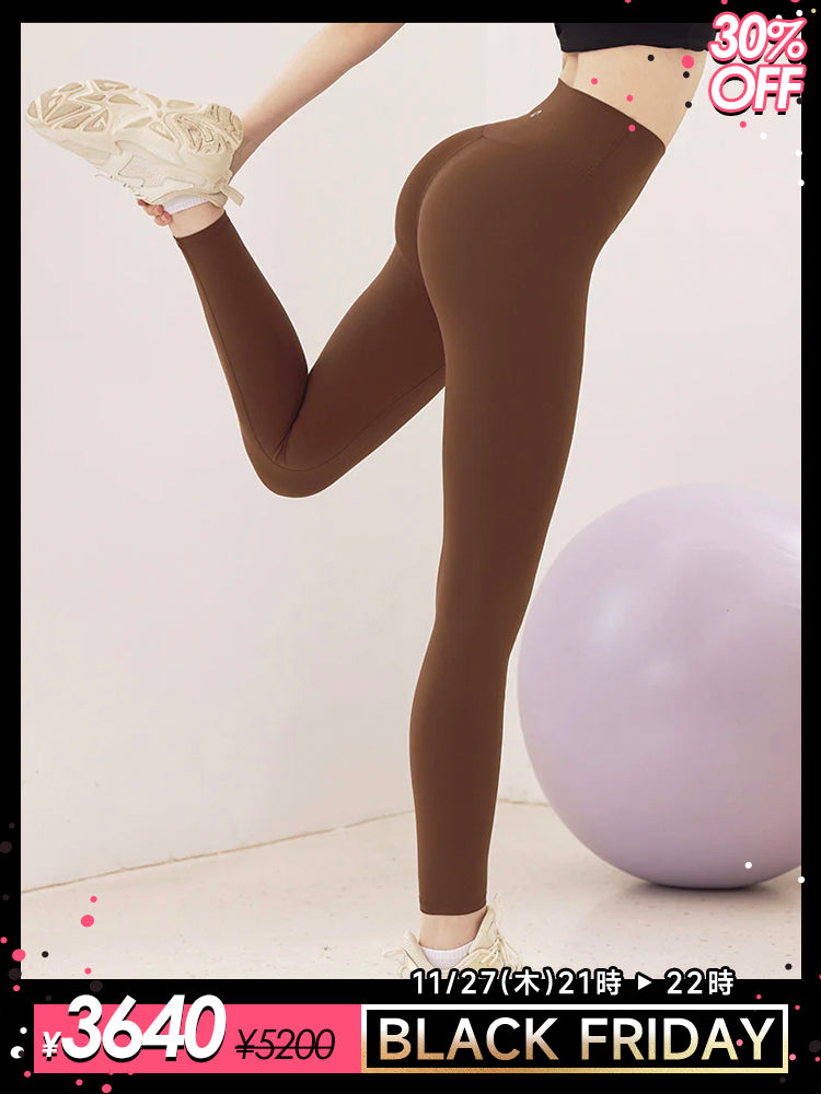 LYCRA®抗菌加工 ヒアルロン酸加工 美尻 レギンス　