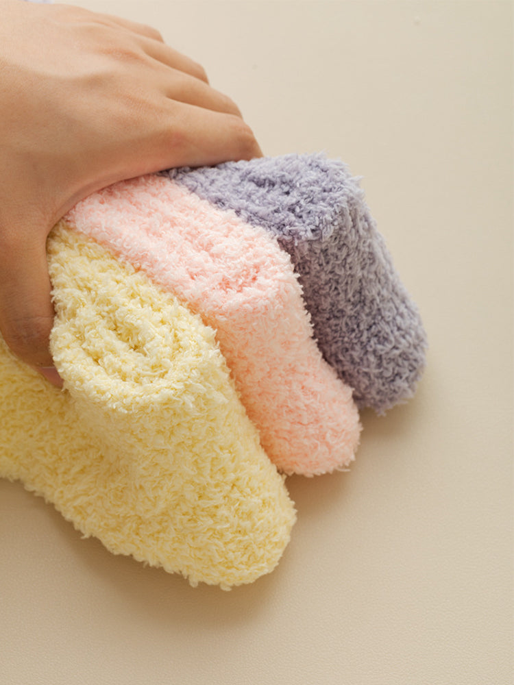 ソフトフラッフィーカップルソックス