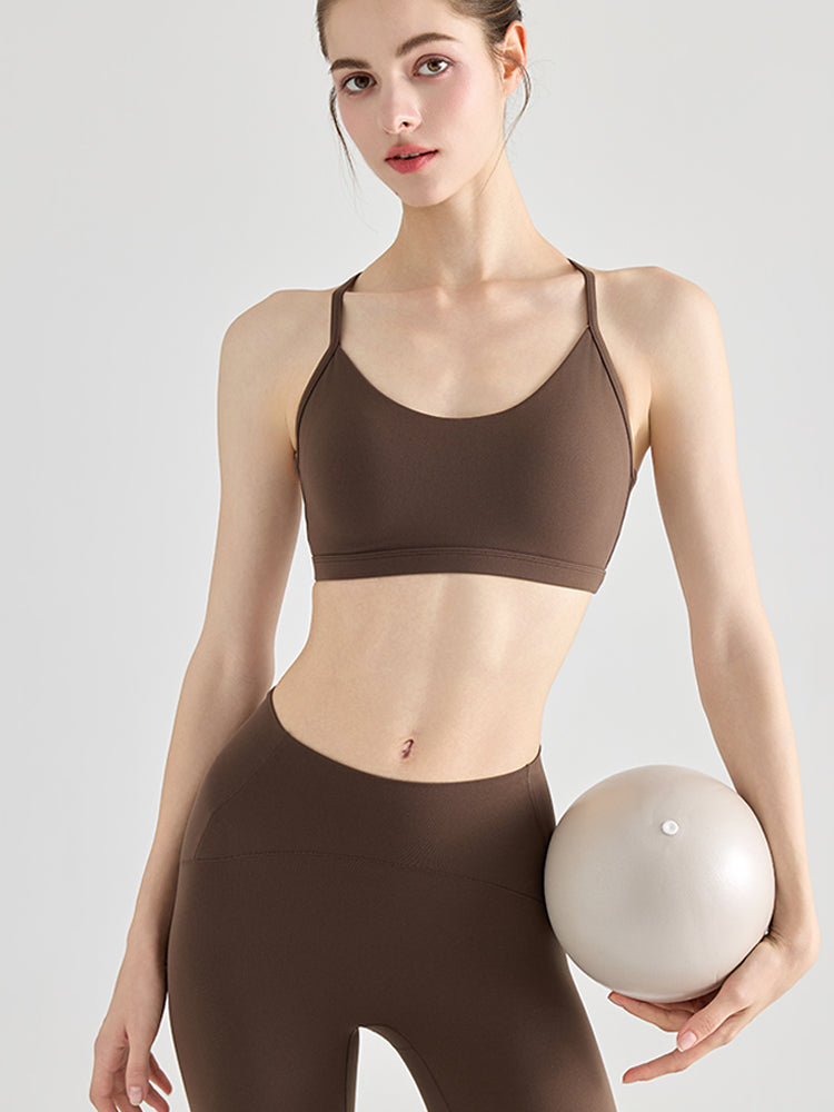 YoFlex™ 美背 吸湿速乾 脇すっきり ヨガブラトップ