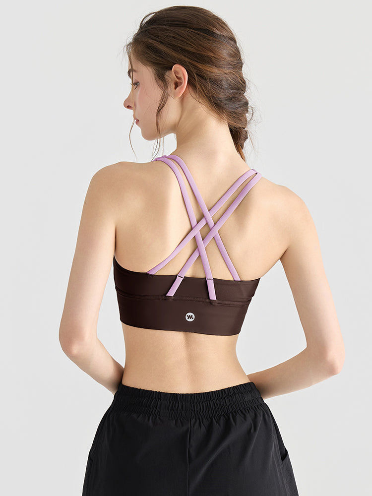 スポーツブラ バックダブルクロス 背中見せ
