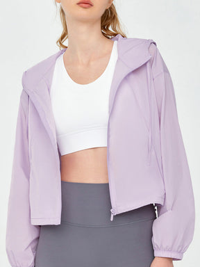 軽くて薄い UVカットパーカー  UPF50+紫外線対策