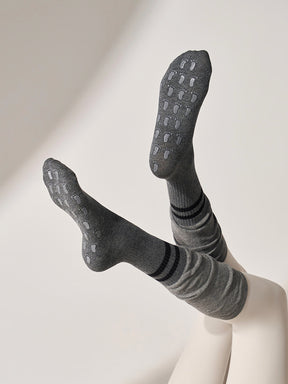 滑り止める付き ピラティス靴下 ハイソックス