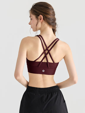 スポーツブラ バックダブルクロス 背中見せ