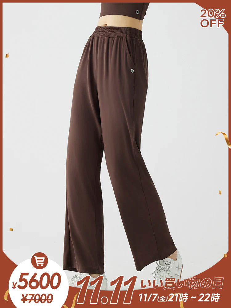 ベーシック ワイドパンツ ヒップアップ