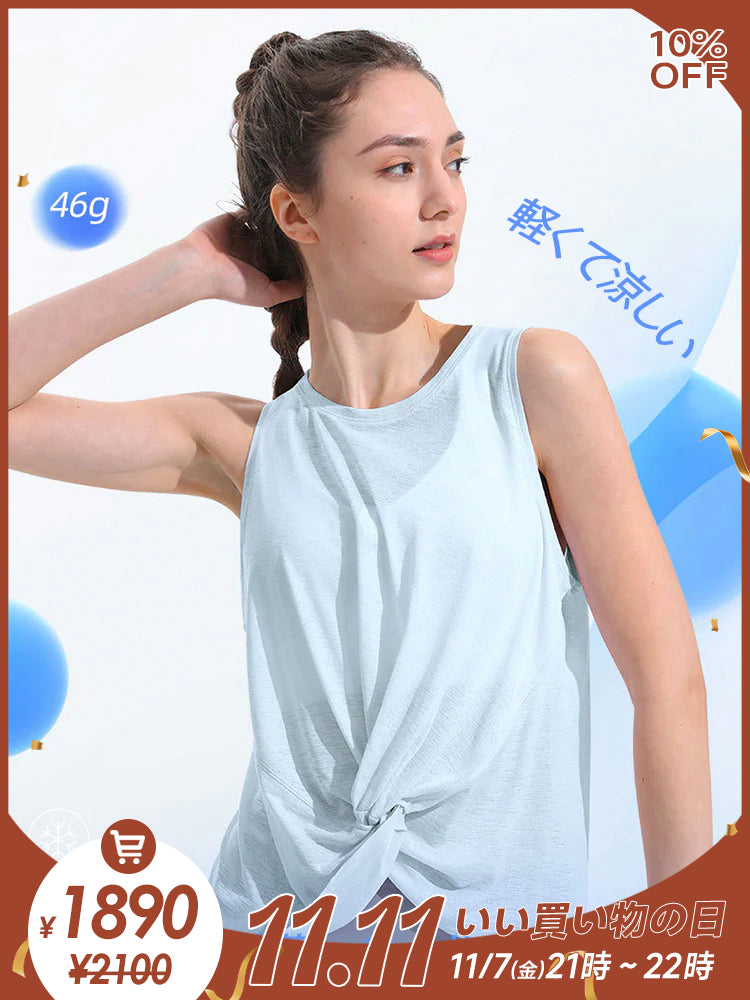 フロントクロス タンクトップ