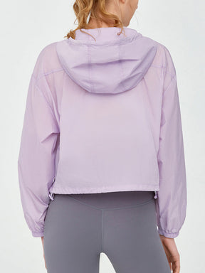 軽くて薄い UVカットパーカー  UPF50+紫外線対策