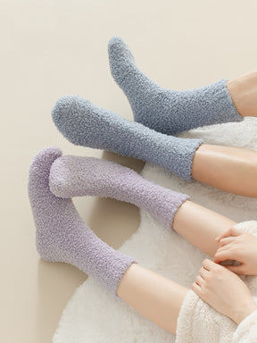 ソフトフラッフィーカップルソックス