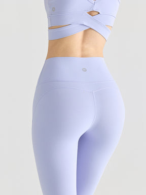Yomoment LYCRA®素材 ハイウエストレギンス 高伸縮 快適フィット ヒップアップ 美脚