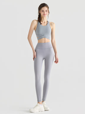 Yomoment LYCRA®素材 ハイウエストレギンス 高伸縮 快適フィット ヒップアップ 美脚