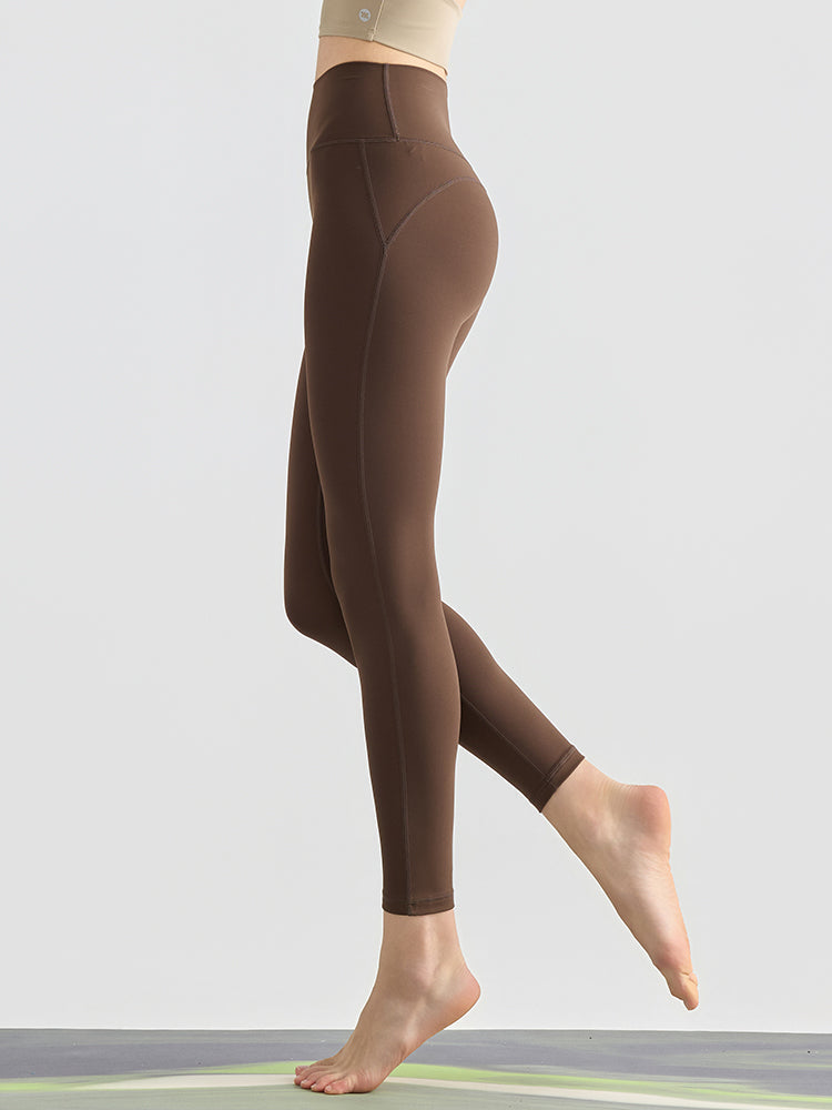 Yomoment LYCRA®素材 ハイウエストレギンス 高伸縮 快適フィット ヒップアップ 美脚