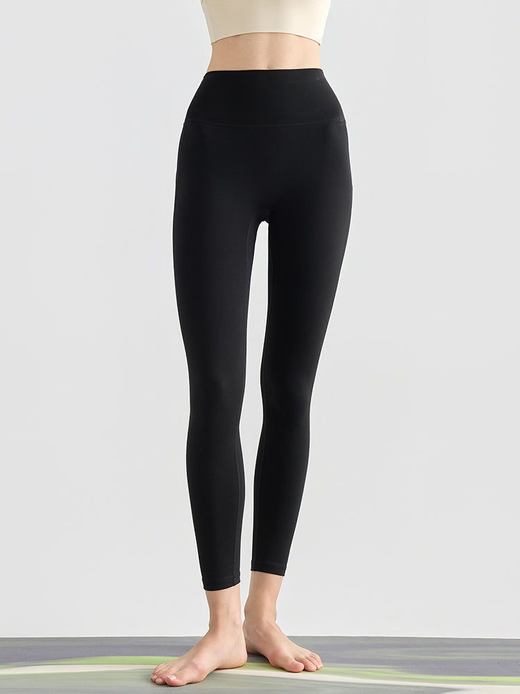 Yomoment LYCRA®素材 ハイウエストレギンス 高伸縮 快適フィット ヒップアップ 美脚