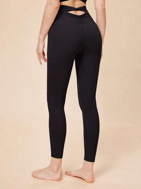 Yomoment バックスタイル レギンス UVカット 美尻 美脚 UVカット ストレッチ 紫外線対策 上品