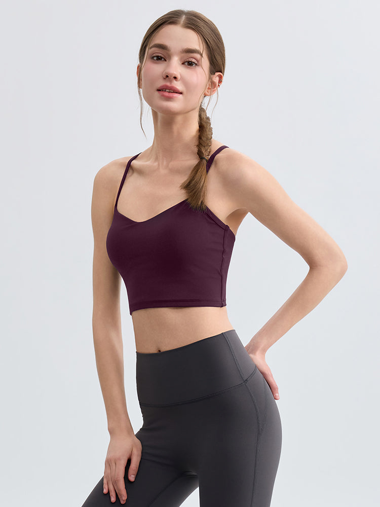 美背 バッククロス キャミソール ヨガウェア レディース