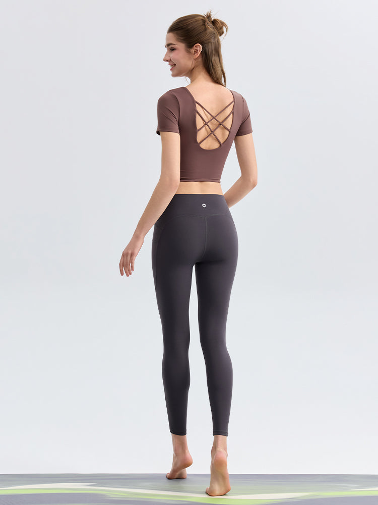YoFlex 美尻 9分丈 レギンス レディース ヨガウェア