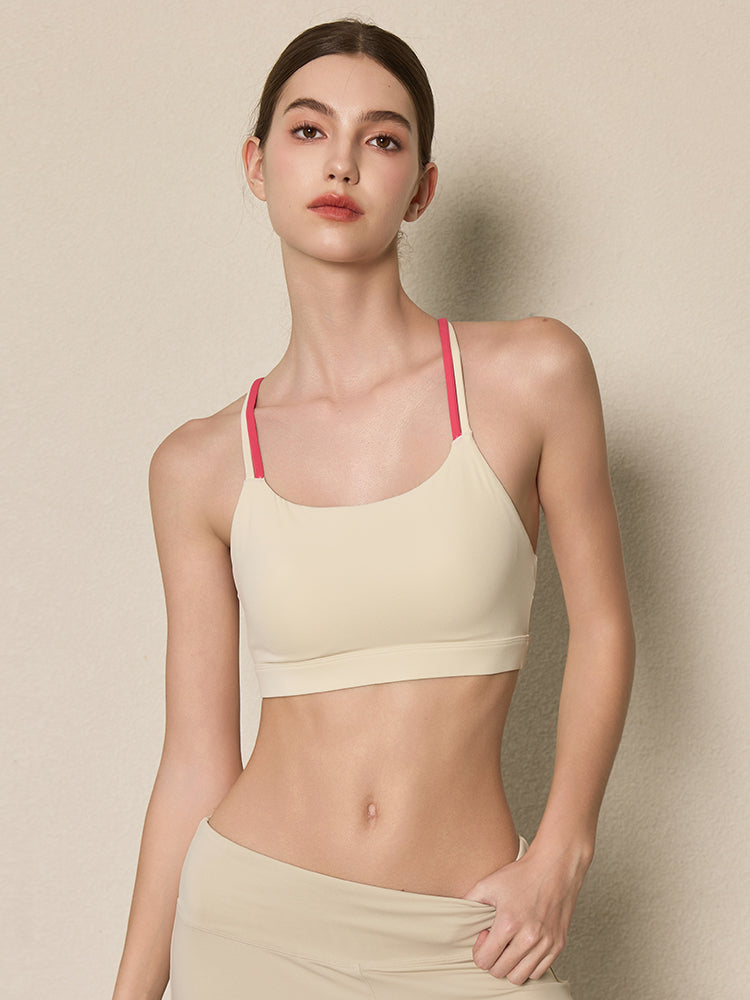 美背デザインのヨガブラトップ
