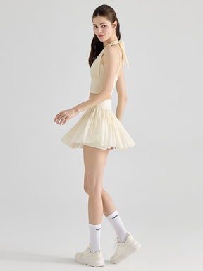 ホルターネック 美背 脇すっきり スポーツブラ