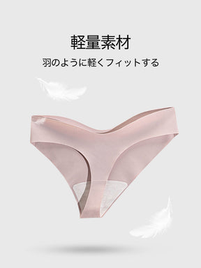 Yomoment Tバック タンガ ショーツ レディース シームレス 響きにくい ローライズ セクシー 