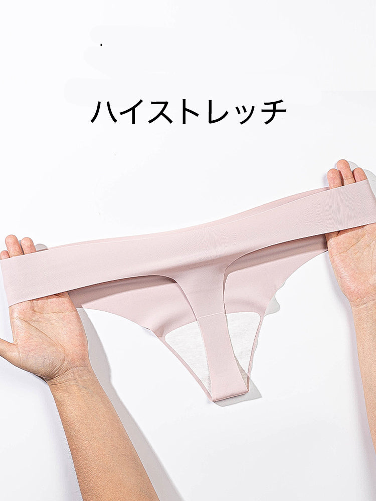 Yomoment Tバック タンガ ショーツ レディース シームレス 響きにくい ローライズ セクシー 