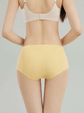 Yomoment シームレス ヨガショーツ 無縫製 ストレッチ インナー 無地 ストレスフリー