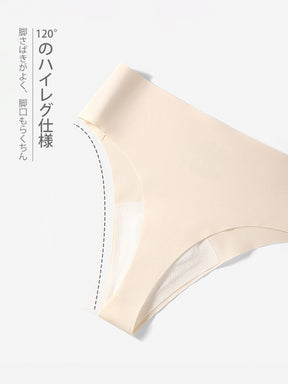 7A抗菌 速乾 Tバック シームレスショーツ クロッチパッド付き ヨガ用 レディース