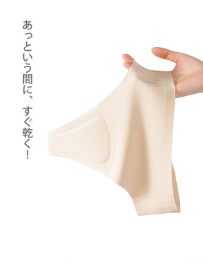 7A抗菌 速乾 Tバック シームレスショーツ クロッチパッド付き ヨガ用 レディース
