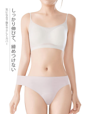 7A抗菌 速乾 Tバック シームレスショーツ クロッチパッド付き ヨガ用 レディース